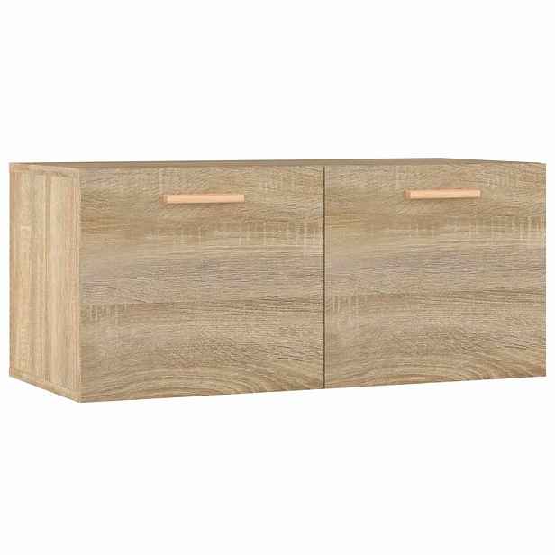 vidaXL Nástěnná skříňka dub sonoma 80 x 35 x 36,5 cm kompozitní dřevo