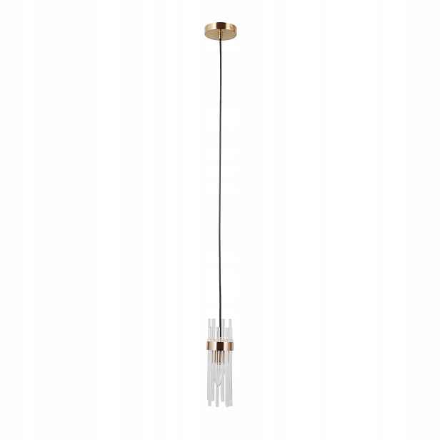 Italux závěsná lampa Taraso zlaté sklo 1xE14 40W