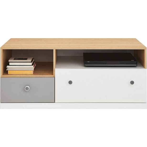 MASSENO TV STOLEK BRERA, 120/50/50 cm, dekor dub
