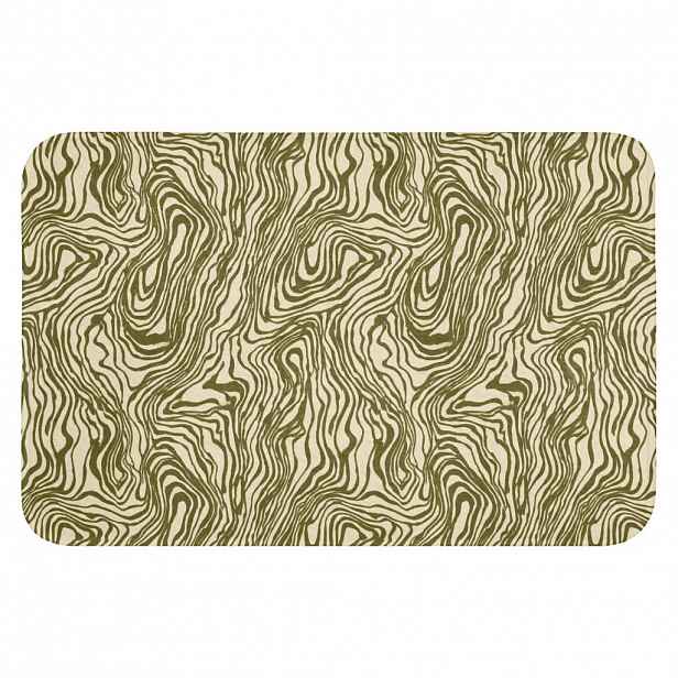 OnlyWow KOUPELNOVÁ PŘEDLOŽKA Abstraktní - Mramor - Zelený 60x40 cm