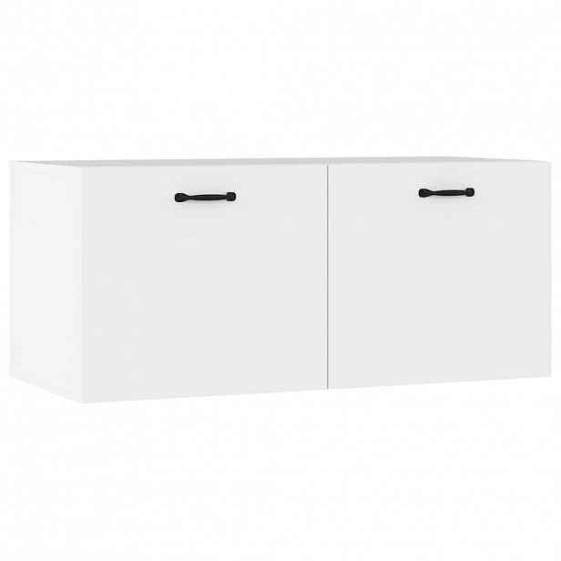 vidaXL Nástěnná skříňka bílá 80 x 36,5 x 35 cm kompozitní dřevo
