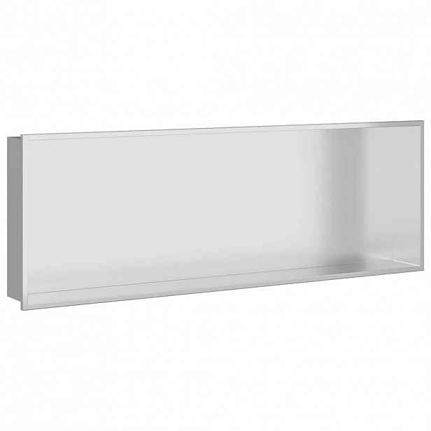 vidaXL Sprchový nik Stříbrná 90 x 30 x 9,5 cm Nerezová ocel