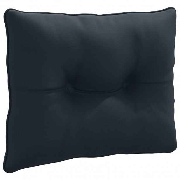 vidaXL Zádový polstr PUTTEN 100% polyester Tmavě modrá 50 x 40 x 10 cm