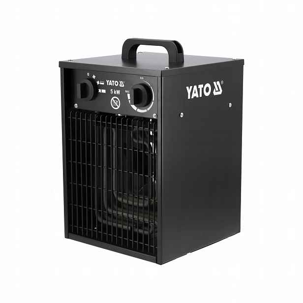 Elektrický Ohřívač 5 Kw IP24 Do 48 M2 Termovětrák 3 Rychlosti Yato