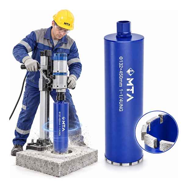 Korunka vrták s korunkový vrták 132 mm pro betonu vrtačky LaCreativa