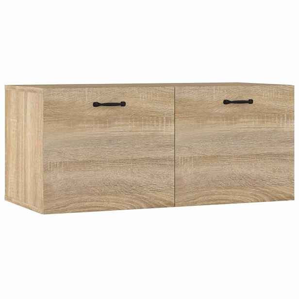 vidaXL Nástěnná skříňka dub sonoma 80 x 36,5 x 35 cm kompozitní dřevo