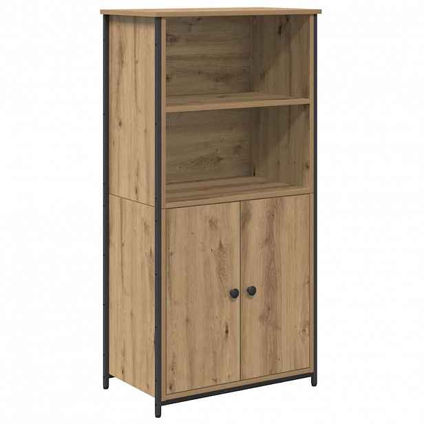 vidaXL Vysoký bufet Artisanový dub 62 x 36 x 121,5 cm Kompozitní dřevo