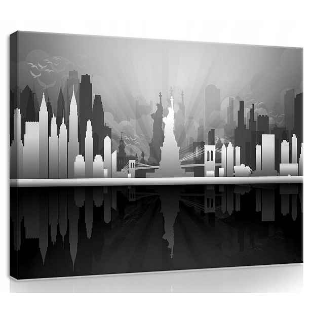 Obraz Na Plátně Canvas 80x60 New York Panorama