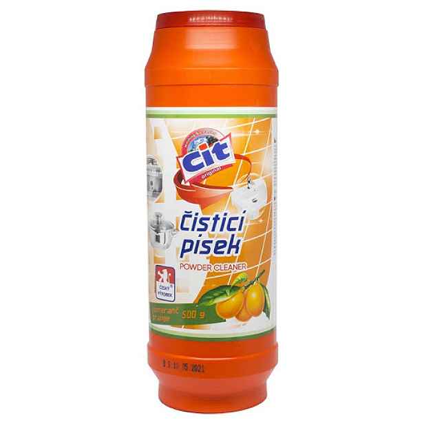 Cit čistící písek na nádobí pomeranč a mango, 500g