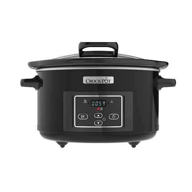 CrockPot Pomalý hrnec 4,7 l černý, časovač (CSC052X)