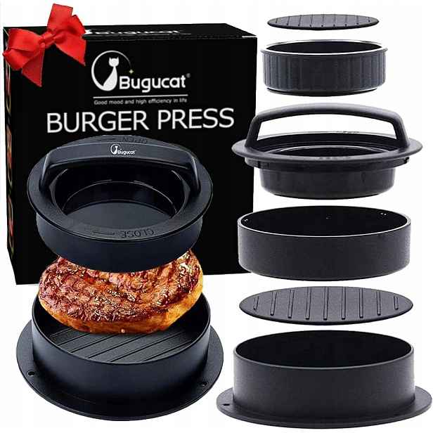 Lis Na Hamburgery Kotlety Na Grilování Černý Moderní