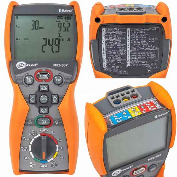 Sonel MPI-507 Multifunkční měřič parametrů elektrické instalace