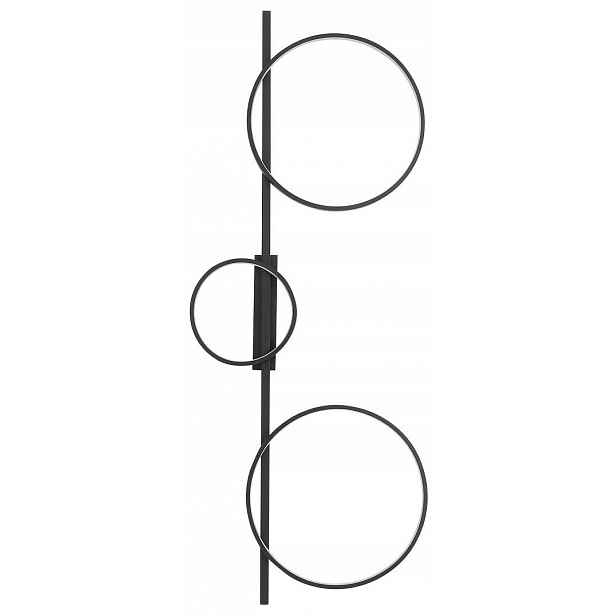 Stropní Svítidlo Circolo Černá 33W Led 4000K 18,30 cm Závěsná lampa do domu