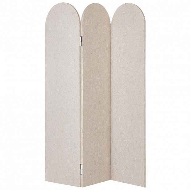 Beliani AKUSTICKÝ DĚLICÍ PANEL Béžový Slimmy