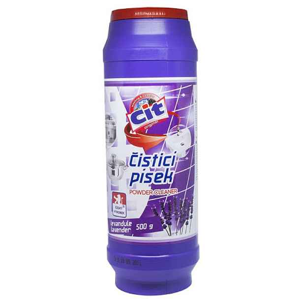 Cit čistící písek na nádobí levandule, 500g