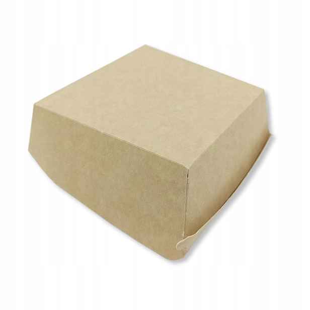 Nádoba na burger Menu Kartonová krabička 150 x 150 x 90 mm Hnědá 100