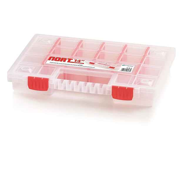 Prosperplast Organizér ZERGOT 34,4 x 24,9 x 5 cm červený