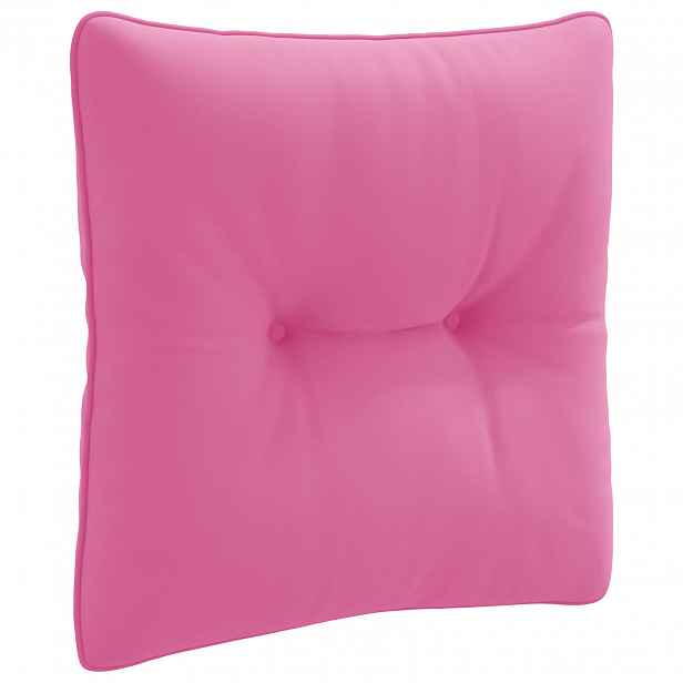 vidaXL Zádový polstr PUTTEN 100% polyester Růžová 40 x 40 x 10 cm