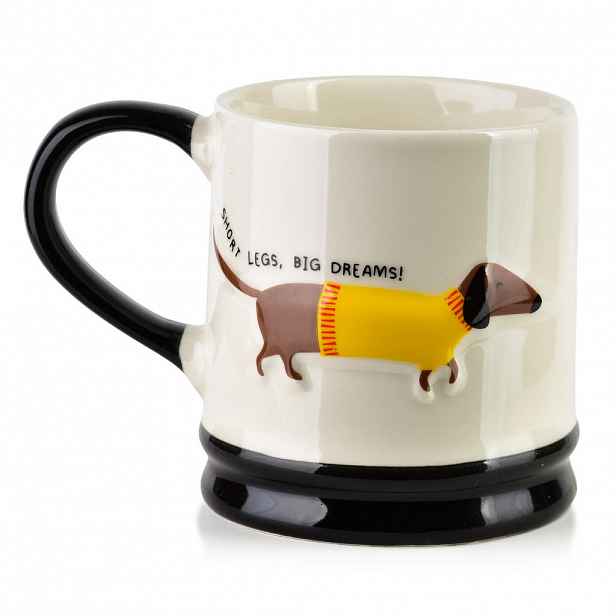 Mondex HRNEK Doxie, porcelán, 320 ml, černý