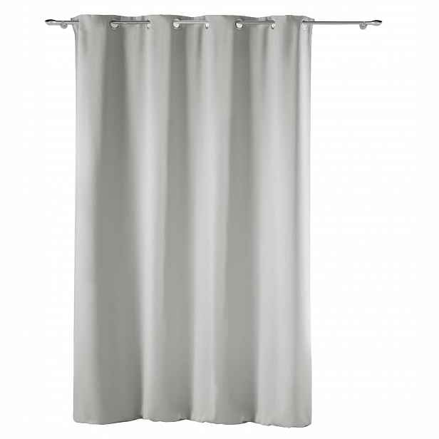 Zatemňovací Závěs Šedá Polyester 135 X 240 CM Na Průchodkách