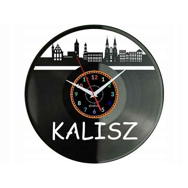 Kalisz Město Polsko Nápad na Dárek Nástěnná Dekorace z vinylové desky