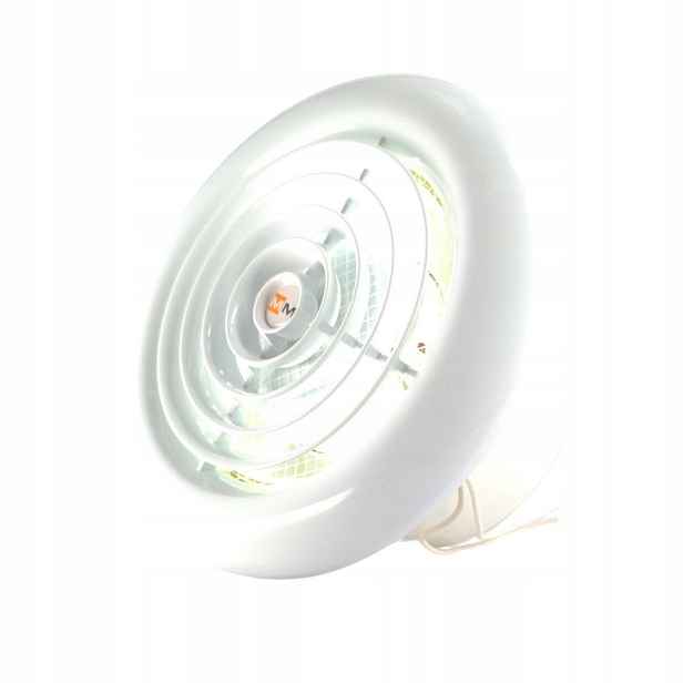 Stropní ventilátor s Led osvětlením White Mmr 100 Bílý kulatý