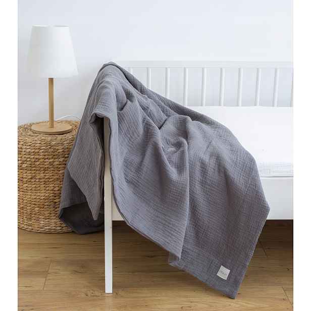 2-vrstvová Mušelínová Deka 150 x 200 cm Mušelín 100% bavlna teplá přikrývka