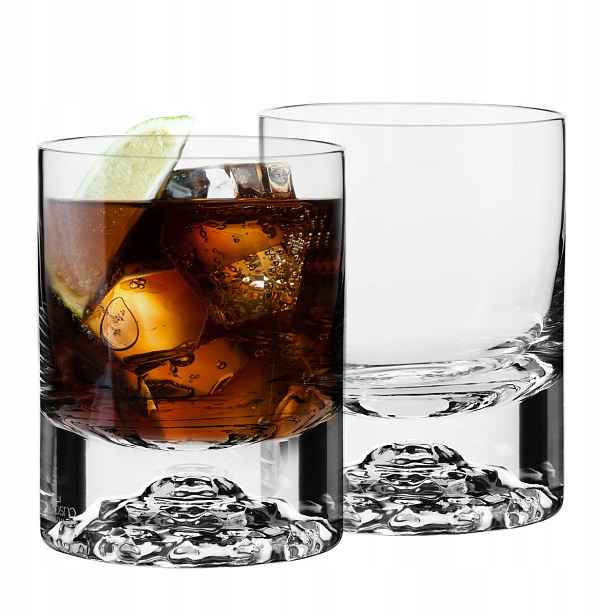 Sklenice na whisky Krosno Perfect Serve Iceberg sada 2 ks 300 ml