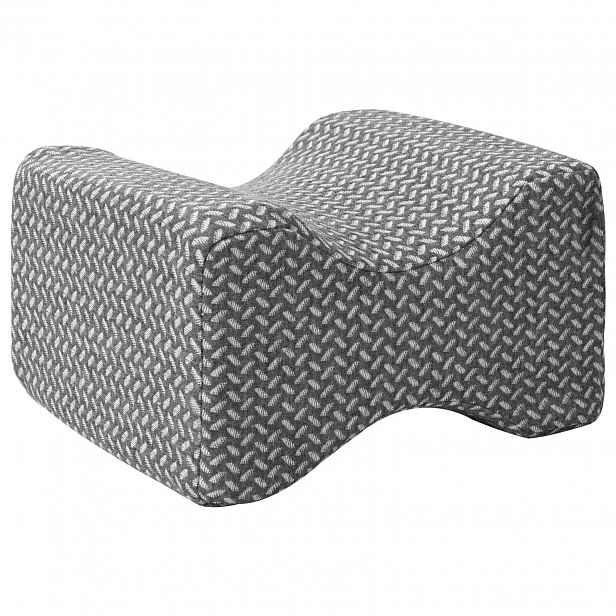vidaXL Kolenní polštář Šedý 26 x 21,5 x 15 cm Paměťová pěna