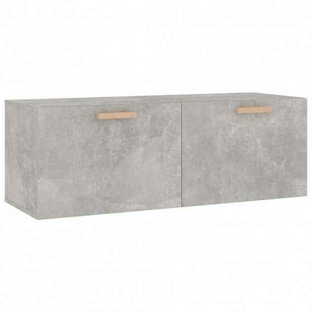 vidaXL Nástěnná skříňka betonově šedá 100x36,5x35 cm kompozitní dřevo