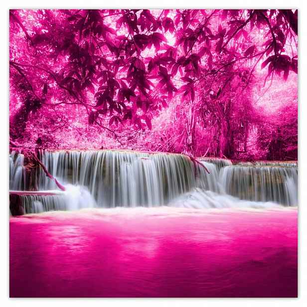 Fototapety flizelina 208x208 Růžový vodopád