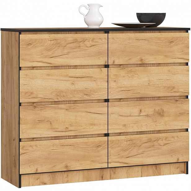 RAUMHIRSCH FURNITURE KOMODA dub Craft 99/120/40