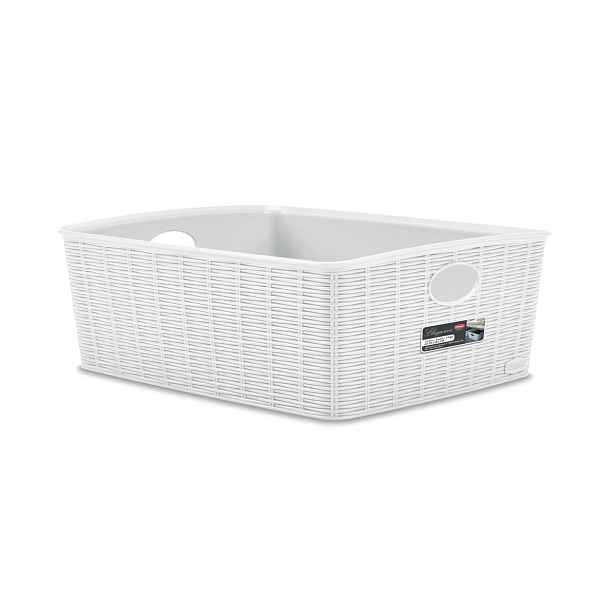 STEFANPLAST Elegance 30990 Úložný koš L High, bílý