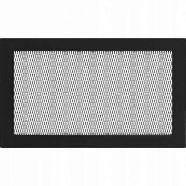 Ventilační Mřížka Krbová Kratki 22x37 Černá s mřížkou Vývod krbu