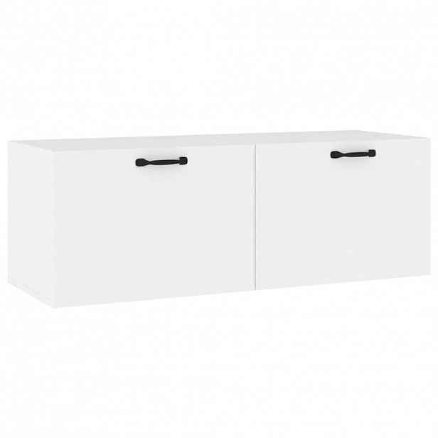 vidaXL Nástěnná skříňka bílá 100 x 36,5 x 35 cm kompozitní dřevo