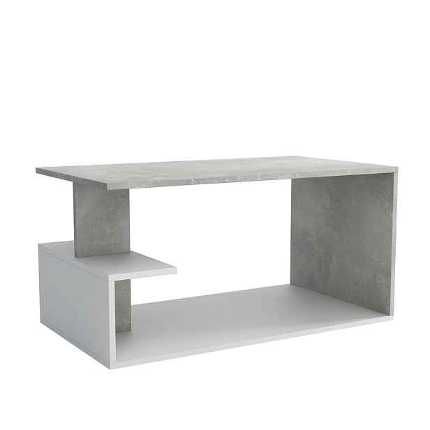 MASSENO KONFERENČNÍ STOLEK RICCARDO, 90 cm, titanový