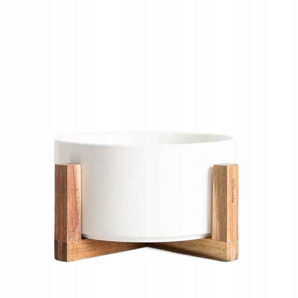 Miska na salát Fincan keramická bílá 25x12 cm Homla