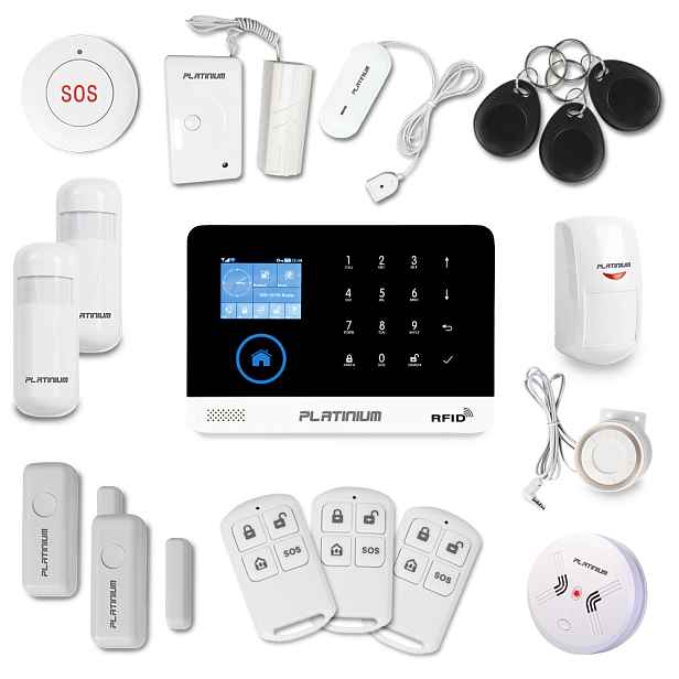 Platinium Bezdrátový domovní GSM alarm PG-103 sada MAXI