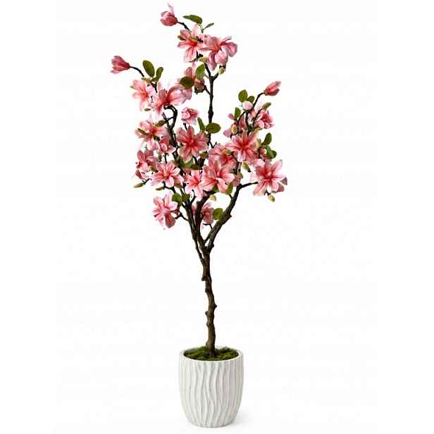 Dekorativní umělá magnolie 120 cm pro dům, kancelář, restauraci, recepci