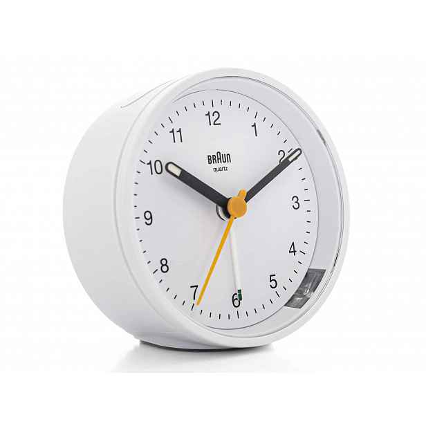 Klasický Budík Braun BC12W, Alarm, Podsvícení