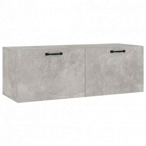 vidaXL Nástěnná skříňka betonově šedá 100x36,5x35 cm kompozitní dřevo