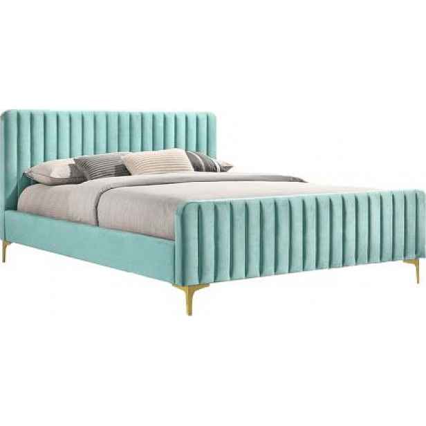 Postel Stairy 160x200, neo mint / gold
