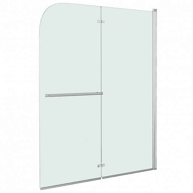 vidaXL Skládací sprchový kout se 2 panely ESG 95 x 140 cm