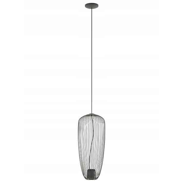 Závěsná Lampa Pumpkin S grafitová 1xGU10 200 cm moderní do obývacího pokoje IP20