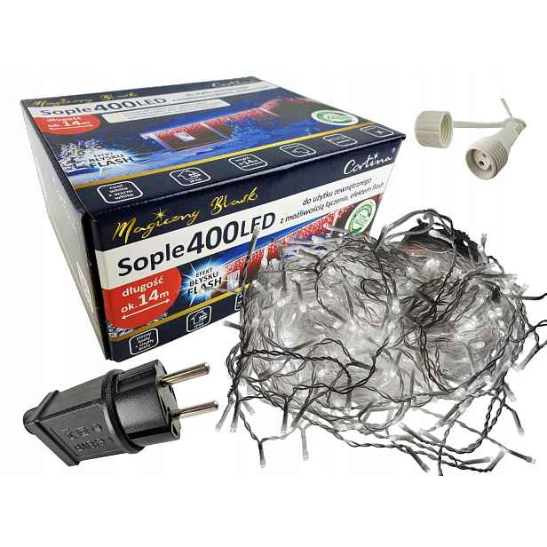 Vánoční Osvětlení Na Stromeček Rampouchy 400 Led Vnitřní/venkovní Vánoční Osvětlení