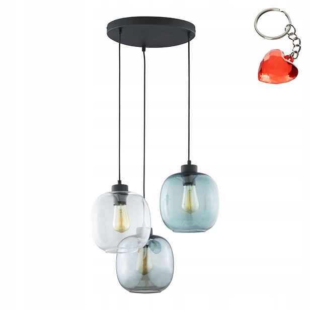 Stropní Svítidlo Závěsná Elio Led 3 Zdroje E27 Regulace výšky Tk Lighting