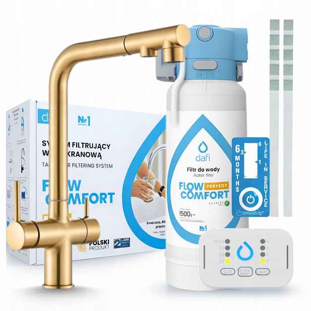 Třícestná Baterie S Vytahovací Sprškou Pzh I A Filtr Dafi Flow Comfort D-1