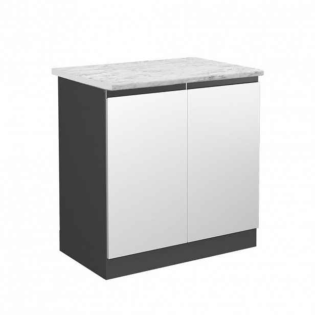 Vicco SKŘÍŇKA POD DŘEZ R-Line Bílá 80 cm PD Mramor