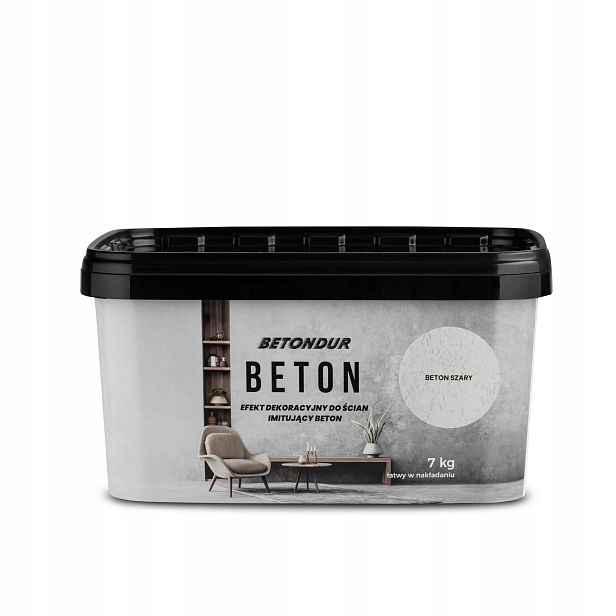 Betondur Architektonický efekt dekorativního efektu na stěny šedý 7 kg