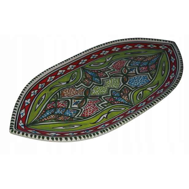 Gruzie Chaczapuri Pide Pizza Turecká Pizza Velký Krásný Talíř 43 cm